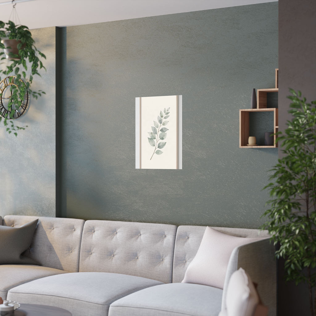 Eucalyptus Branch Print | Sage Botanical Minimalist Wall Art