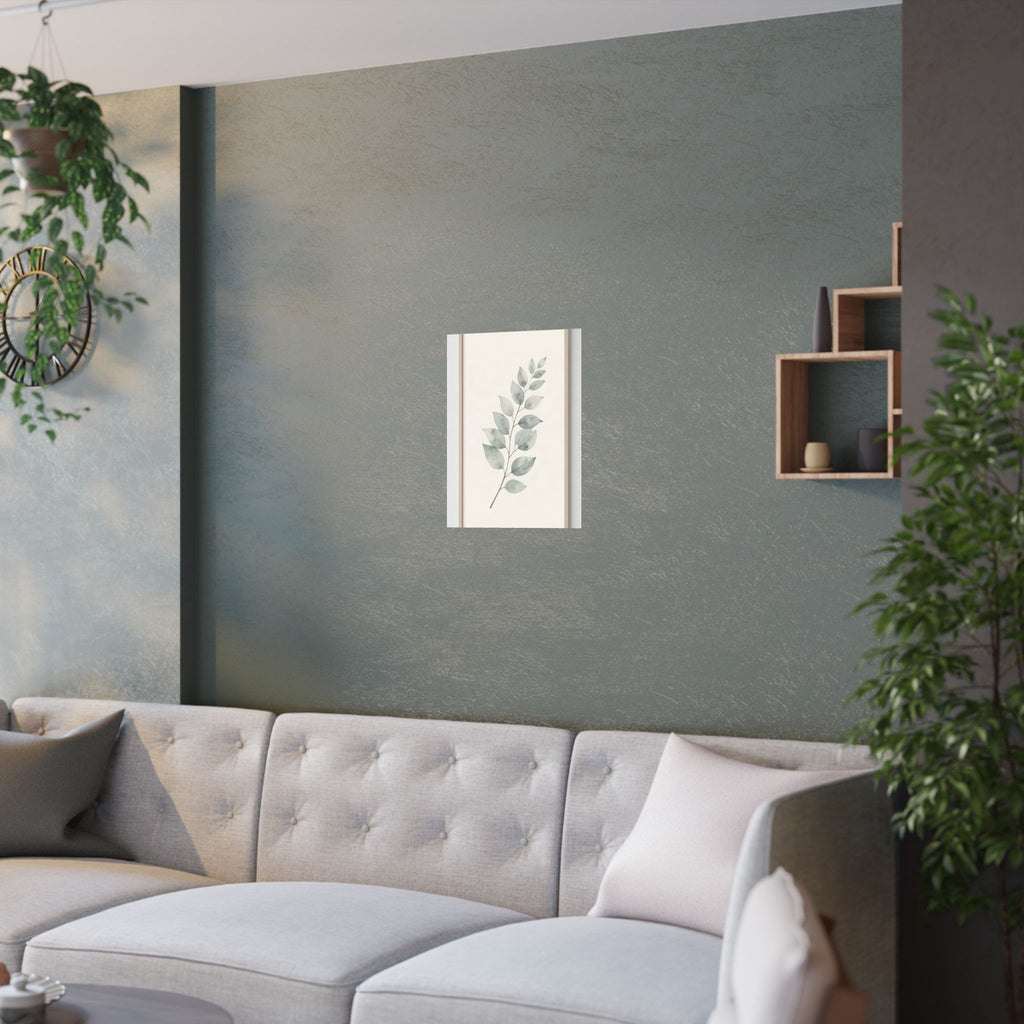 Eucalyptus Branch Print | Sage Botanical Minimalist Wall Art