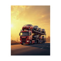 Car Transporter Truck Poster | Autotransporter Wall Art