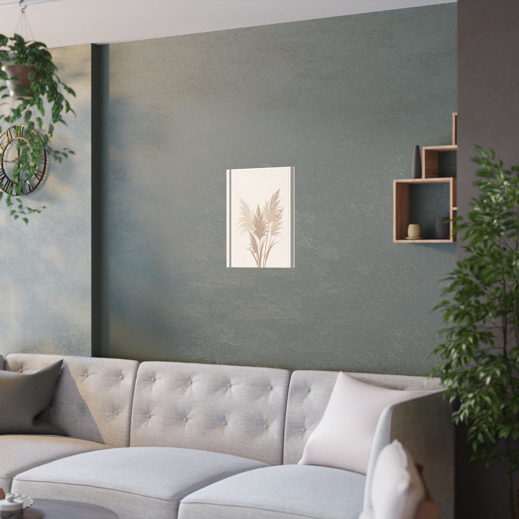 Pampas Grass Print | Neutral Boho Minimalist Wall Art
