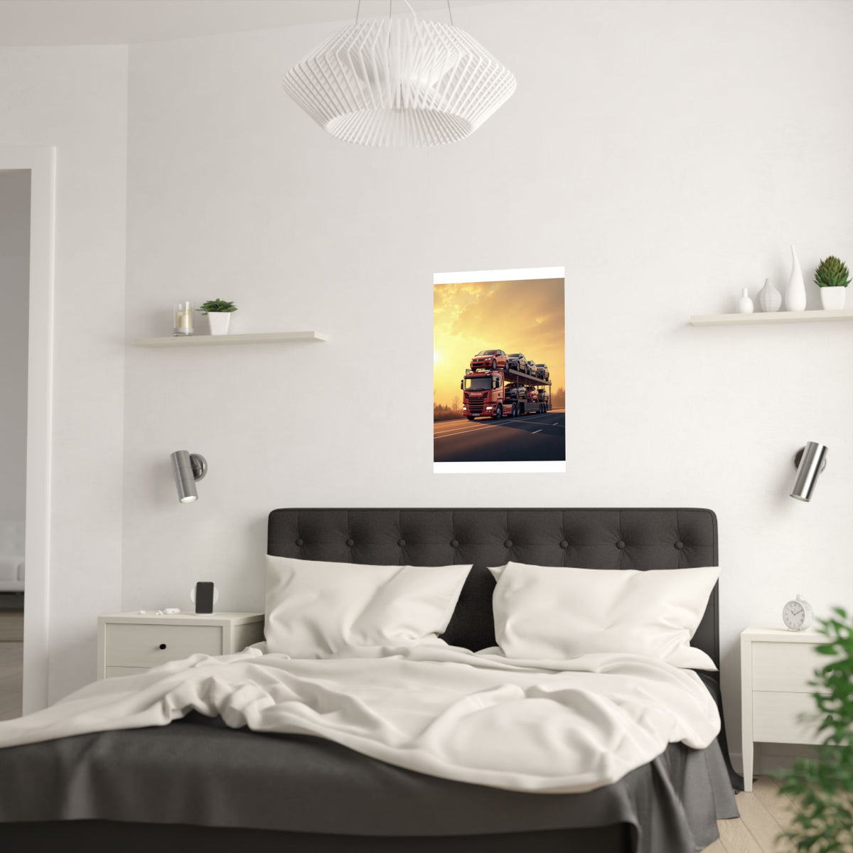 Car Transporter Truck Poster | Autotransporter Wall Art