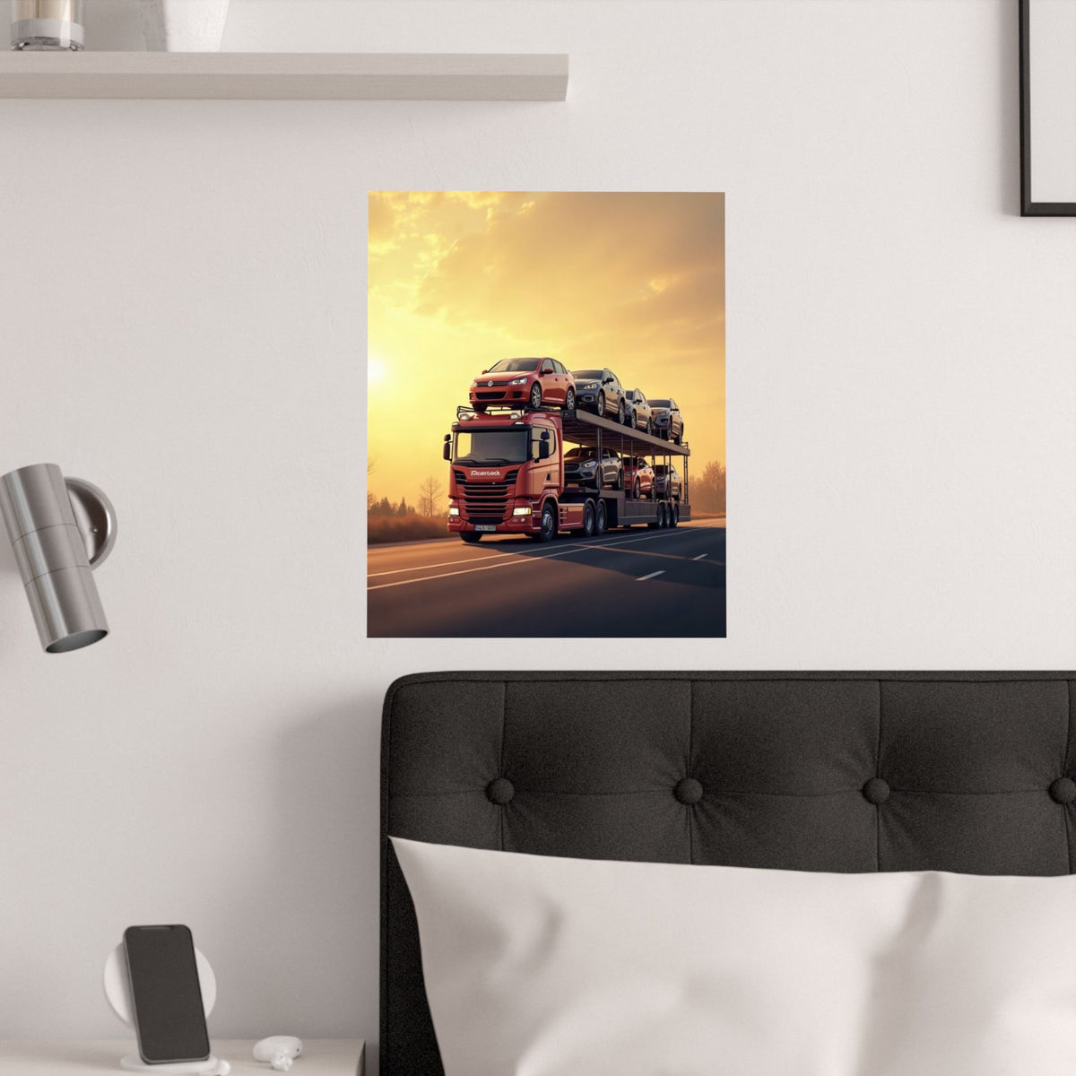 Car Transporter Truck Poster | Autotransporter Wall Art
