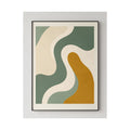 Abstract Organic Shapes Print | Matisse Style Sage Wall Art