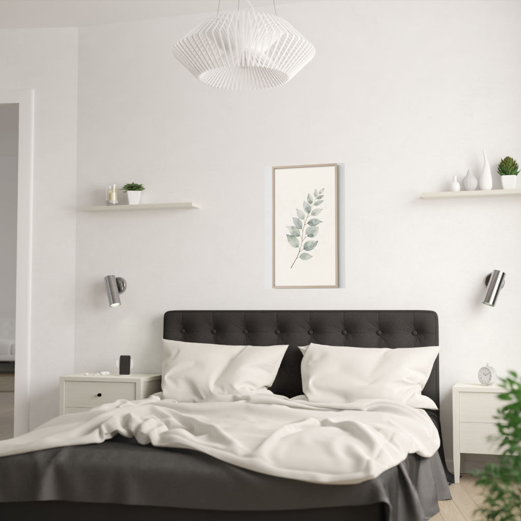 Eucalyptus Branch Print | Sage Botanical Minimalist Wall Art