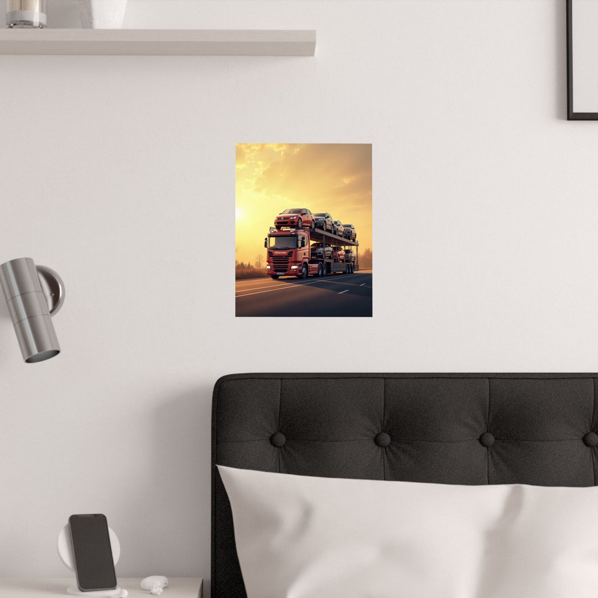 Car Transporter Truck Poster | Autotransporter Wall Art
